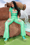 Action Girl Latex Catsuit