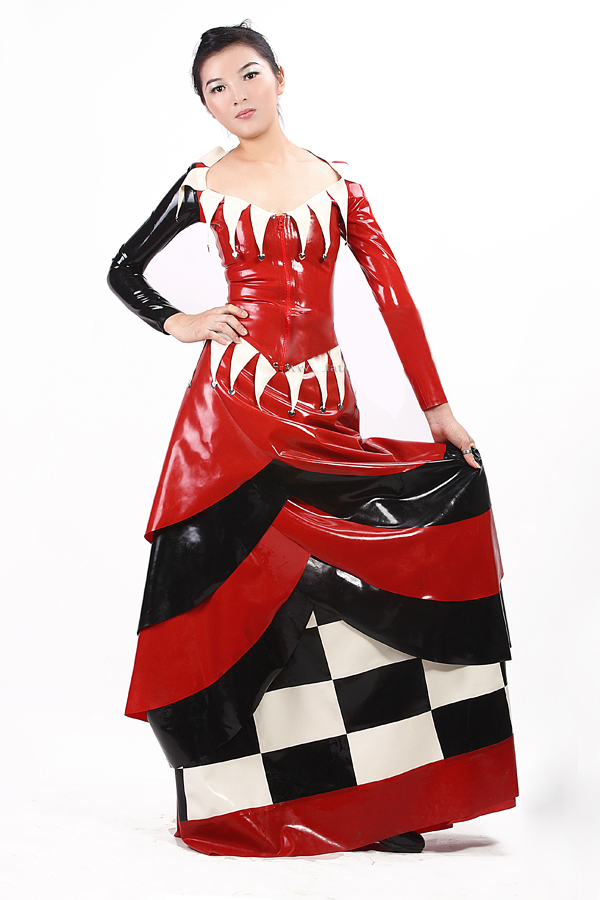 Checkered Jester Lady