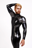 Sleek Catsuit with Trim