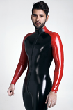 Long Sleeved Jersey High Neck Catsuit